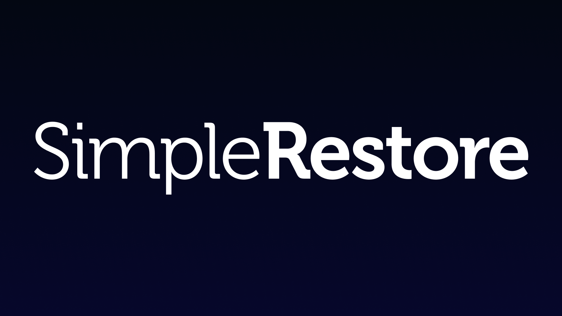 SimpleRestore